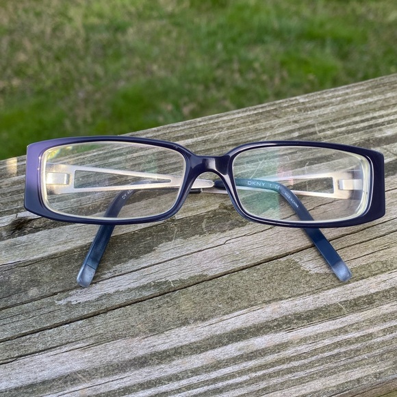 DKNY blue glasses frames rectangular 52[]15 135 DY4607 - Picture 1 of 9